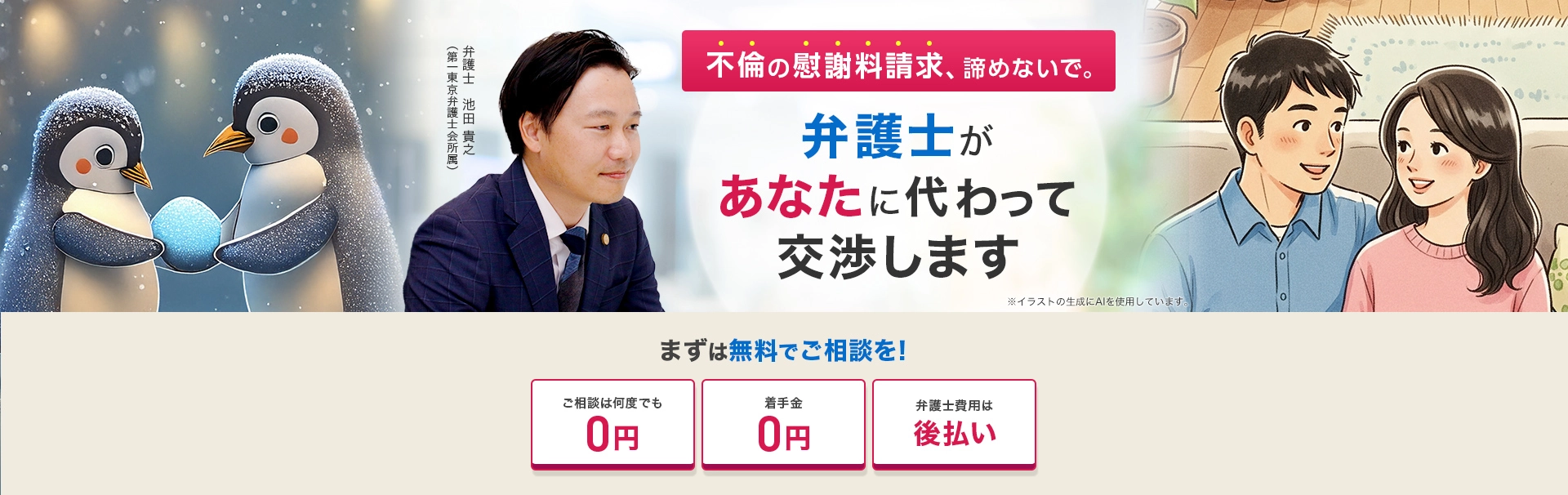 不倫相手が許せない!あなたの怒りを慰謝料で解決へ!まずは無料でご相談を!